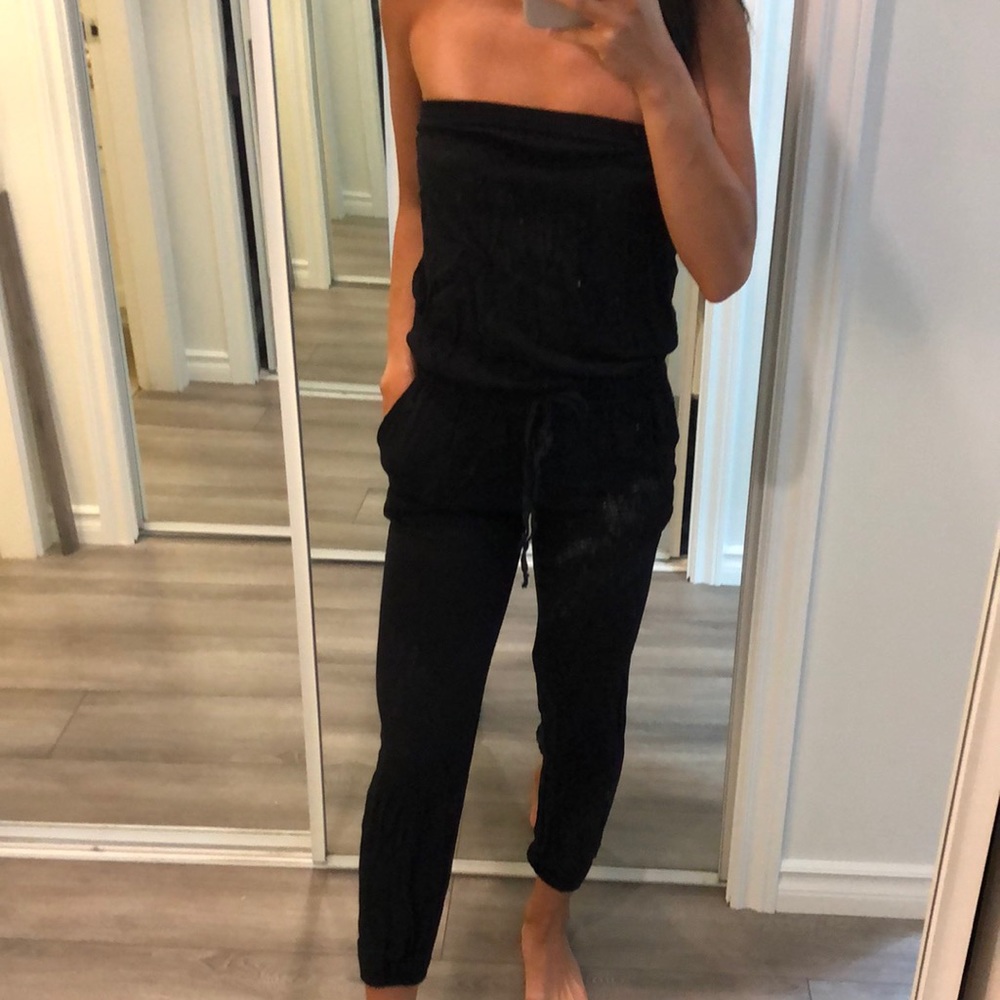 Aritzia Talula Tabata Strapless Jumpsuit